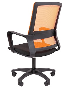 Офисное кресло CHAIRMAN 606 LT, ткань/сетка, оранжевый